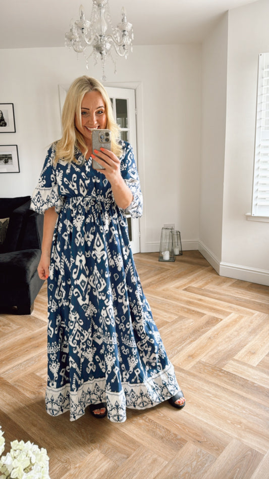 India Maxi Dress | Navy