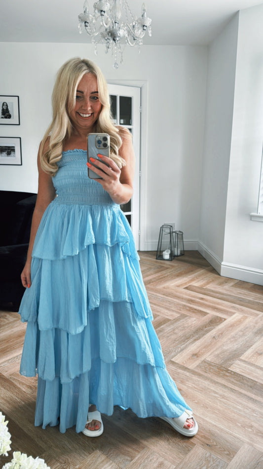 Mykonos Dress | Cornflower Blue