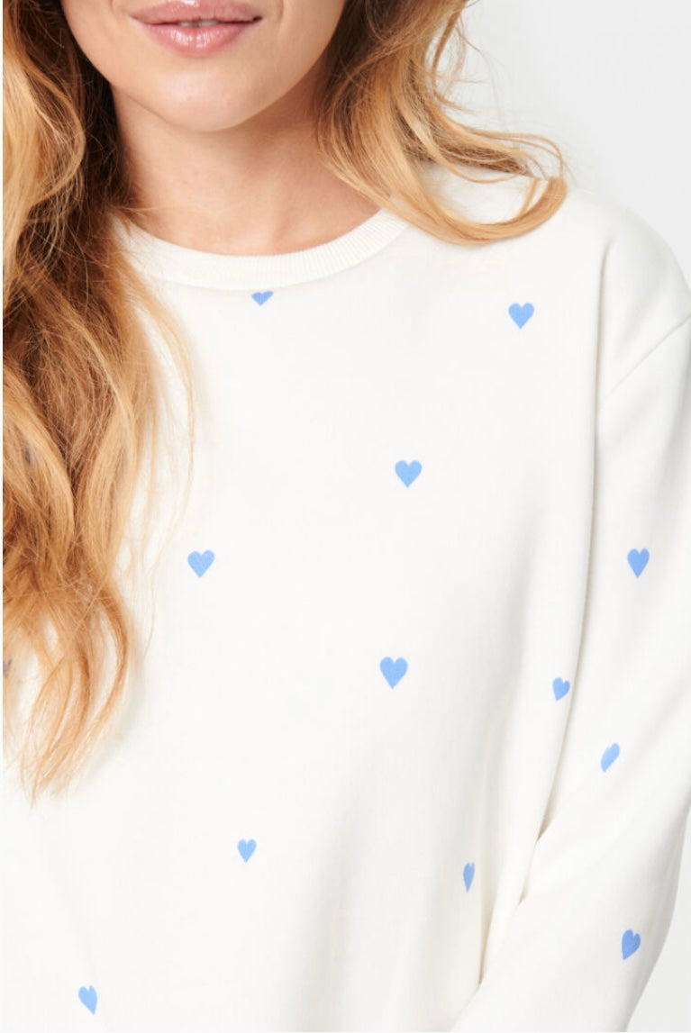 Heart Sweatshirt | Ultramarine Hearts