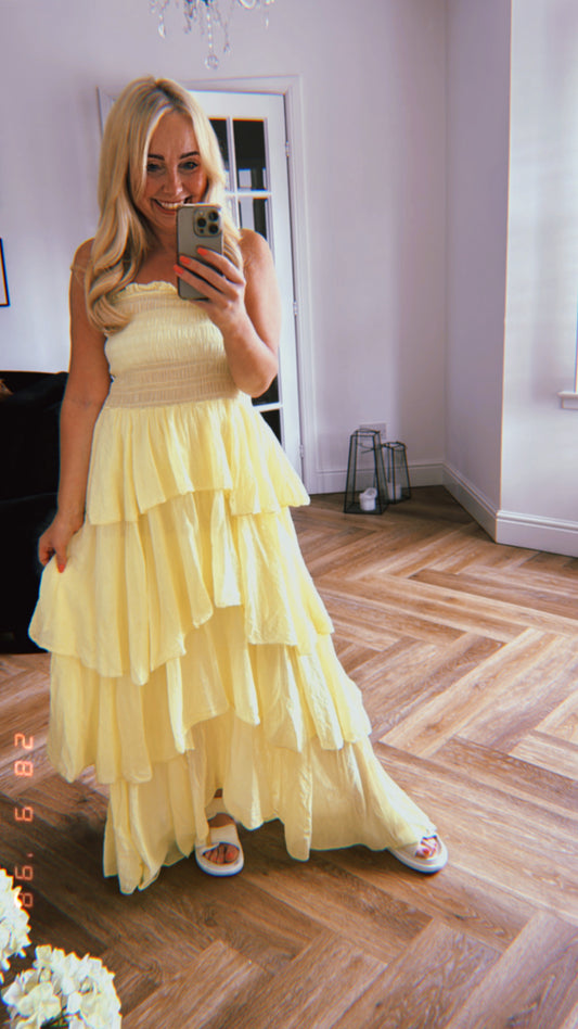 Mykonos Dress | Yellow