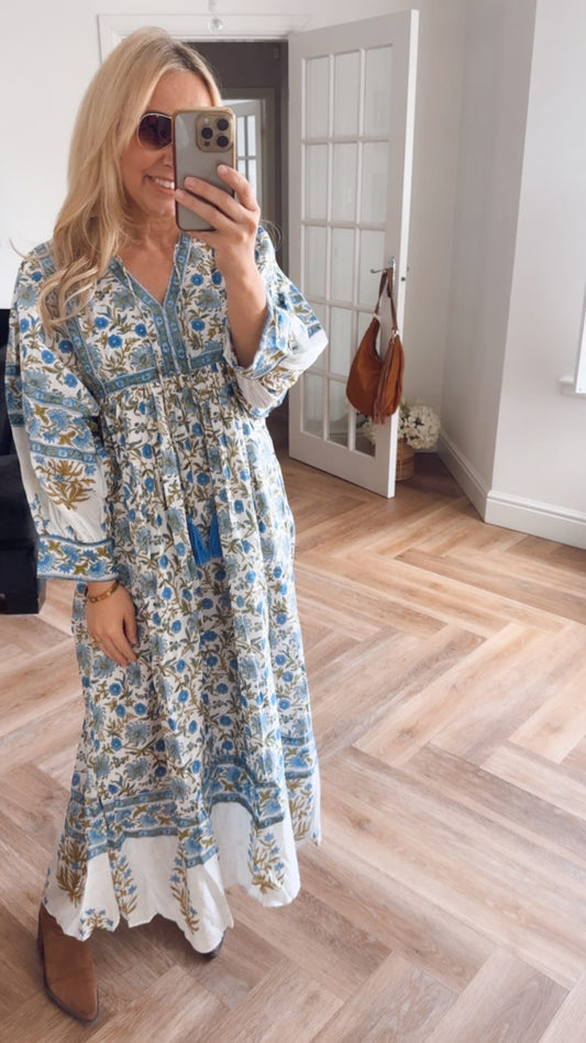 Mabel Maxi Dress | Blue