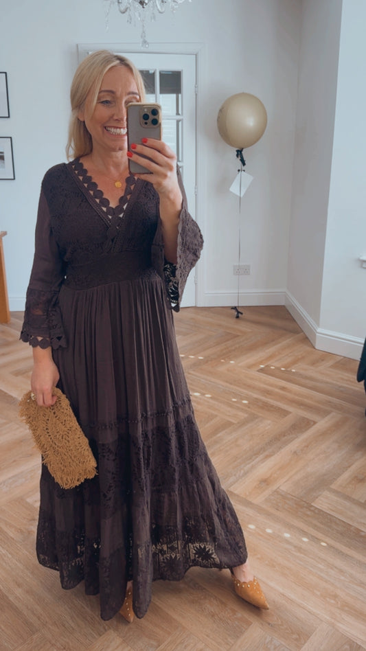 Grace Dress | Chocolate