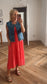 Florrie Midi Dress | Coral