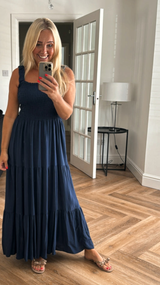 Florence Dress | Navy