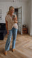 Lorraine Knitted Vest | Cream