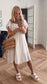 Miami Broderie Dress | Stone