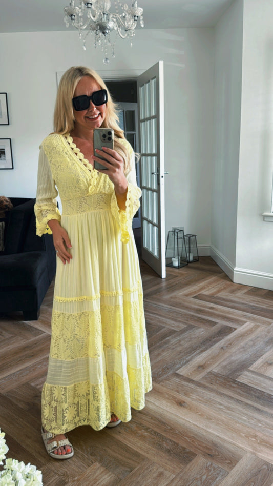 Grace Dress | Yellow