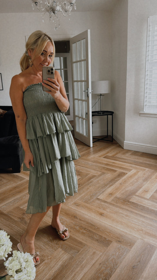Mykonos Dress ( Short ) | Khaki