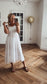 Florrie Midi Dress | White