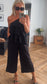 Jo Culotte Trouser | Black