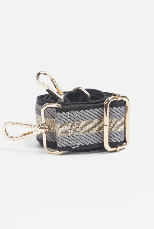 Stripe Bag strap | Grey