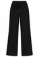 Wide Leg Joggers | Black