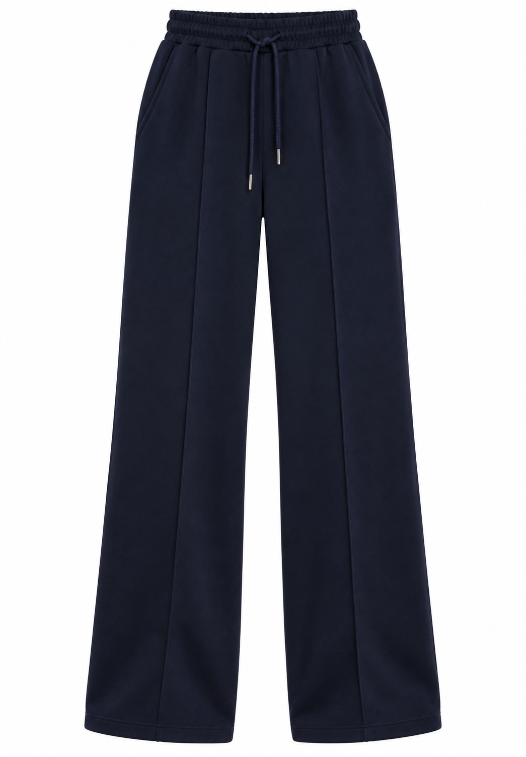 Wide Leg Joggers | Navy