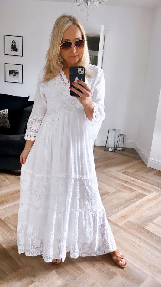 Grace Dress | White