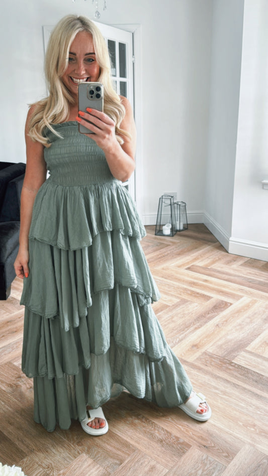 Mykonos Dress | Khaki