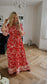 India Maxi Dress | Red
