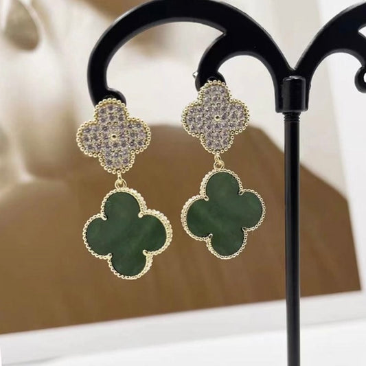 Crystal Mix Twin Clover | Green