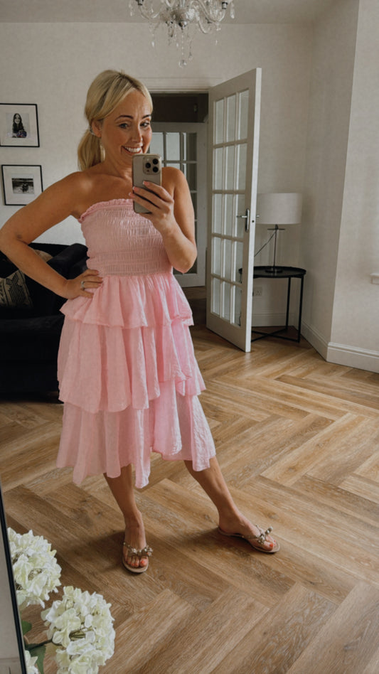 Mykonos Dress ( Short ) | Pink