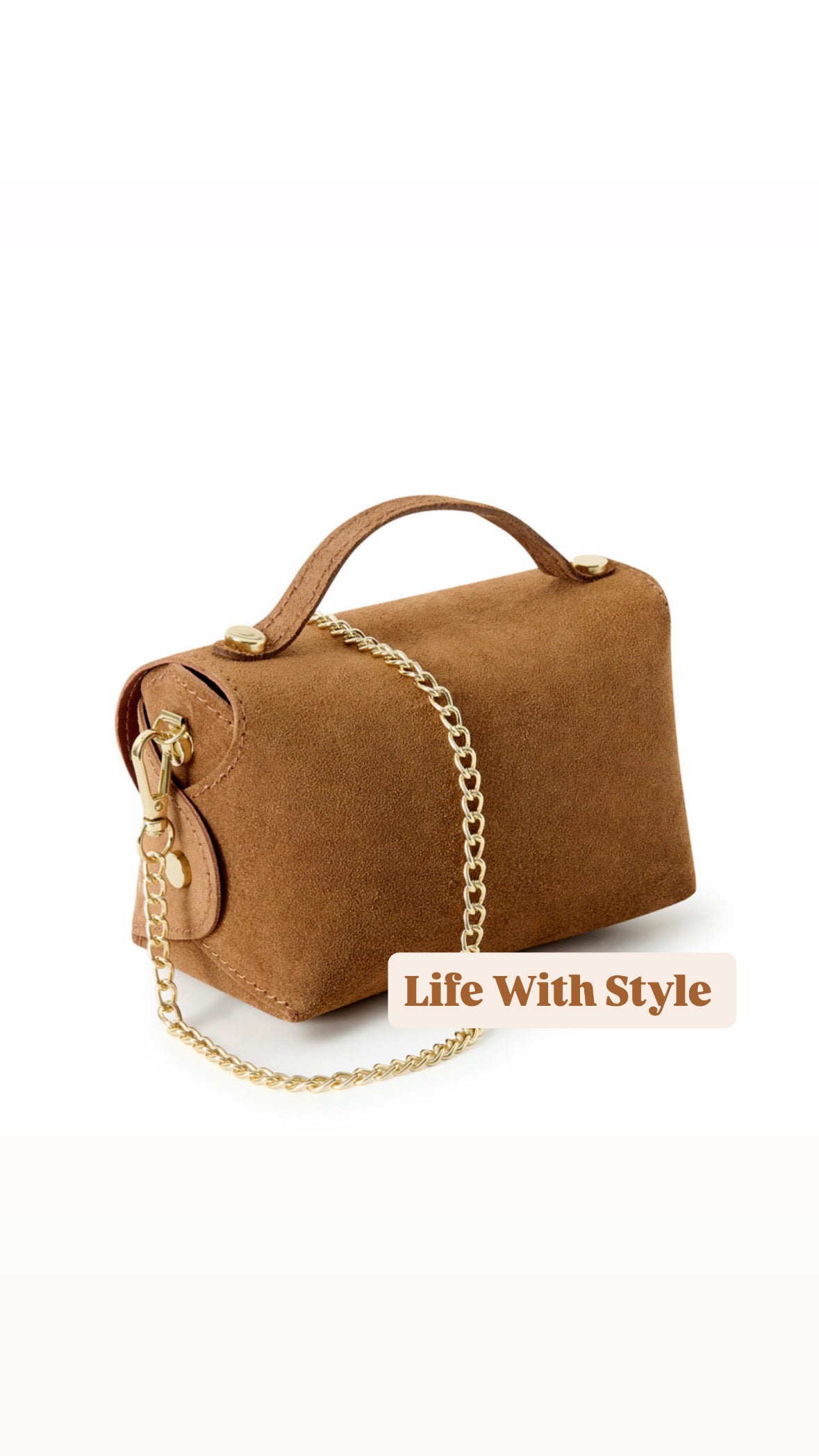 Dixie Suede Bag | Tan