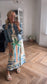 Palm Print Midi Dress
