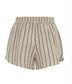Foxa Striped Beach Shorts | Black Stripe