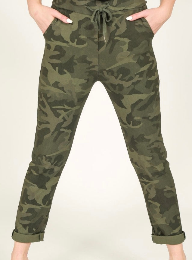 Camo Super Stretch Pants | Khaki
