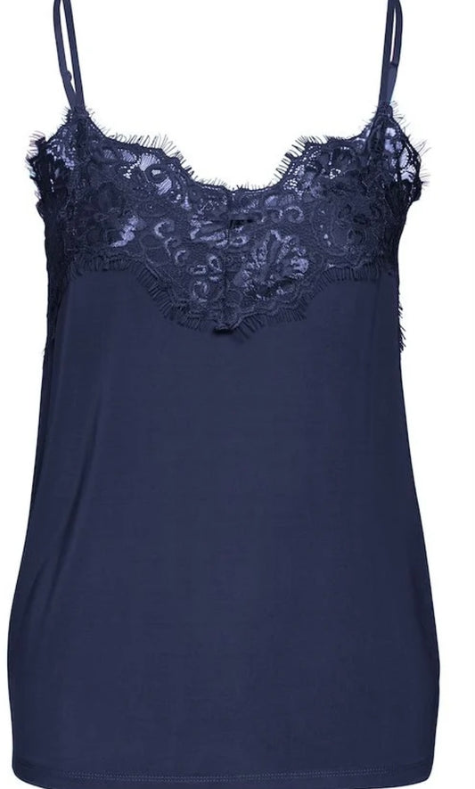 Lace Camisole | Navy
