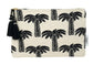 Black & White Palm Tree Pouch