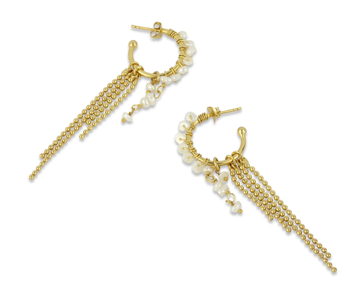 Anette Earrings | Pearl