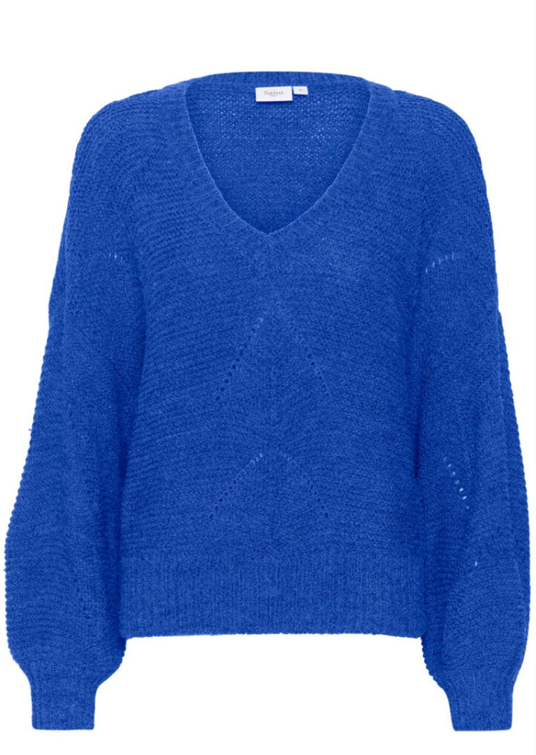 Lia Pullover | Surf Blue