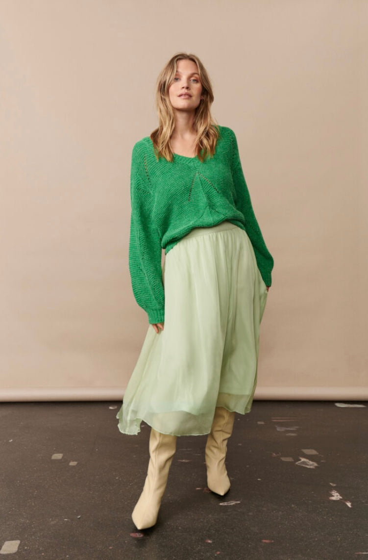 Lia Pullover | Gumdrop Green