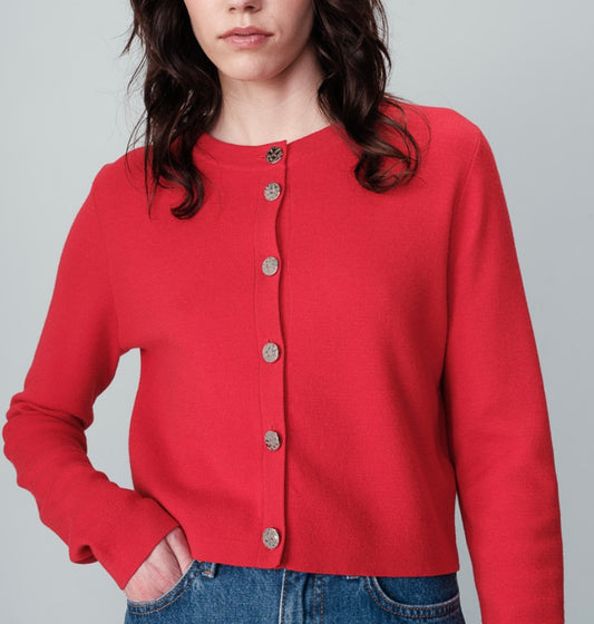 Mabel Cardigan | Red