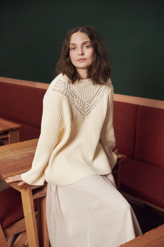 Berta Knit | Pearled Ivory