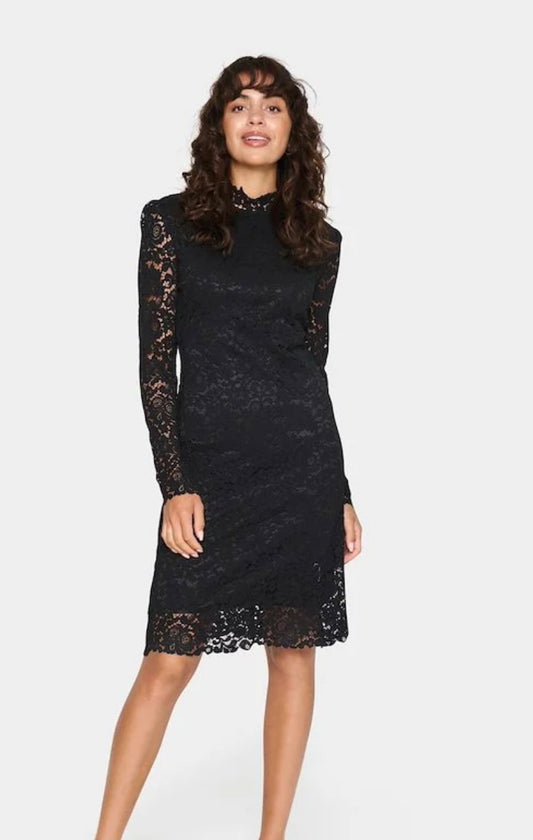 Ganna Dress | Black Lace