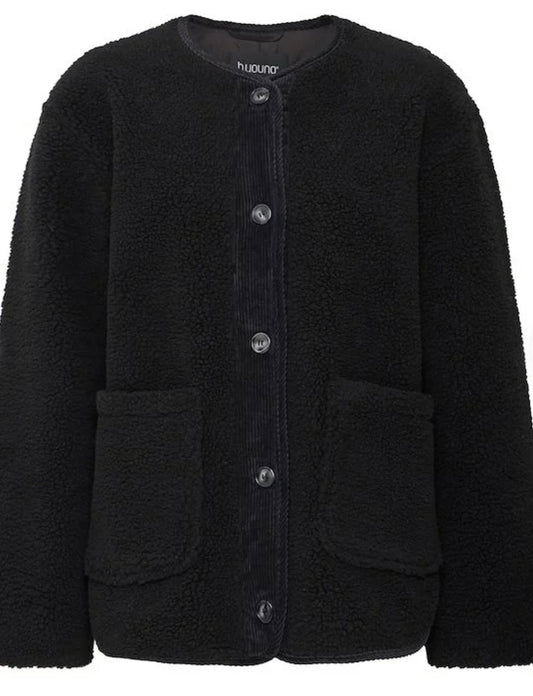 Cotty Teddy Jacket | Black