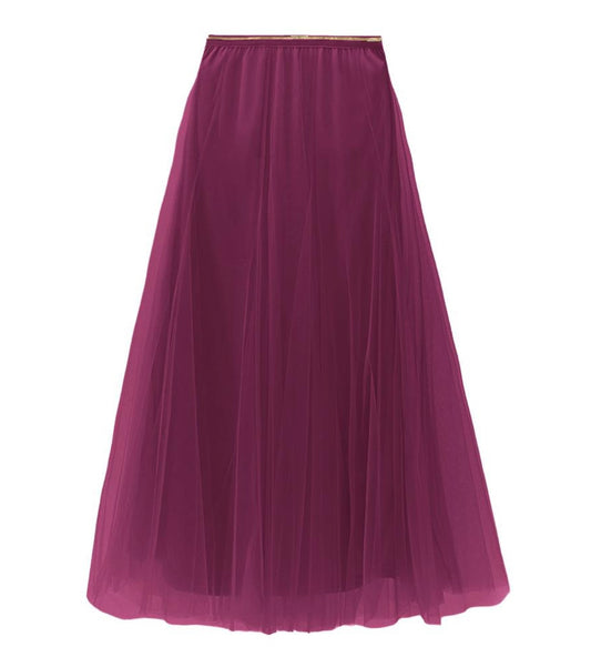 Bradshaw Tulle Skirt - Plum