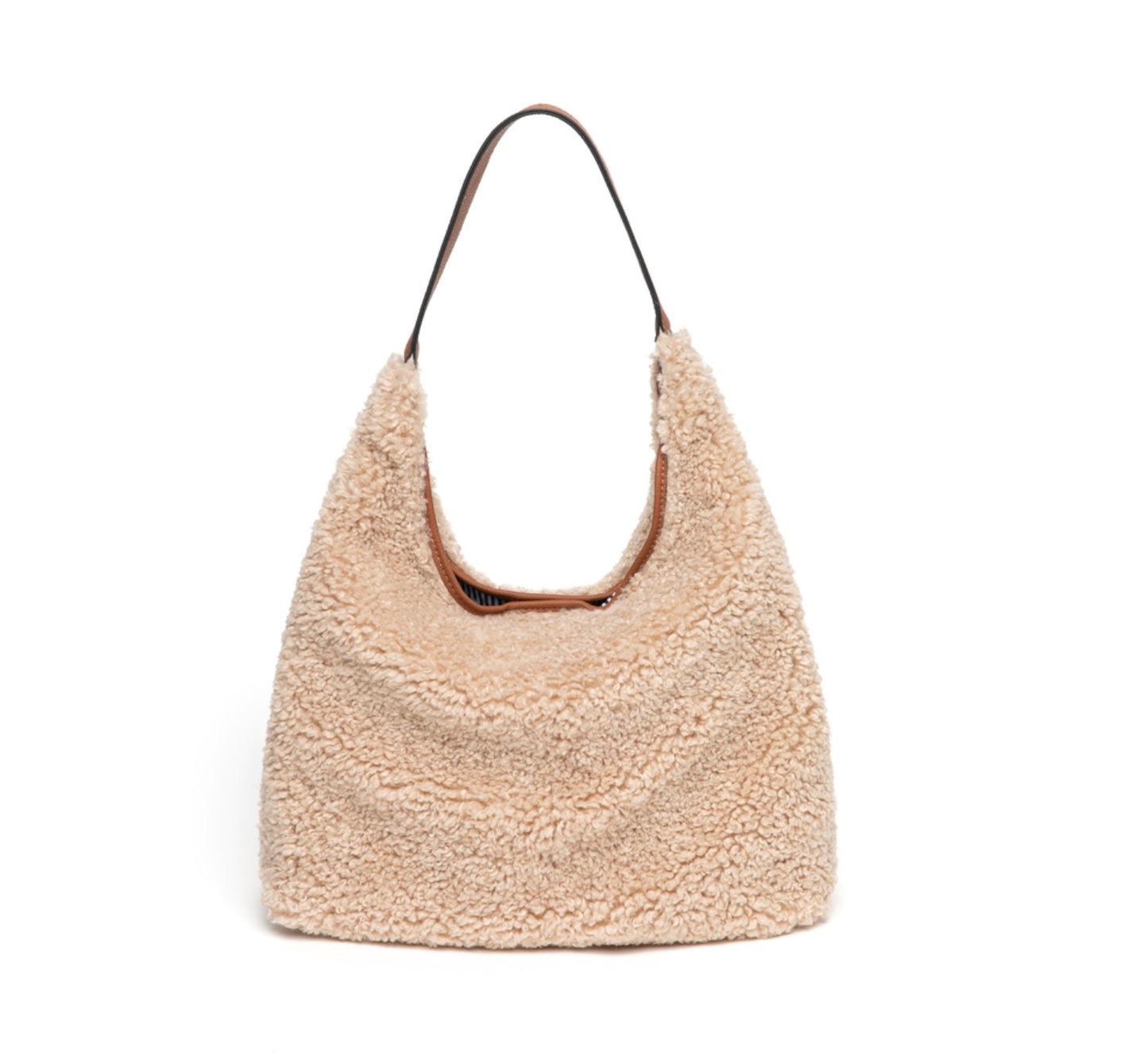 Teddy Slouch Bag | Cream