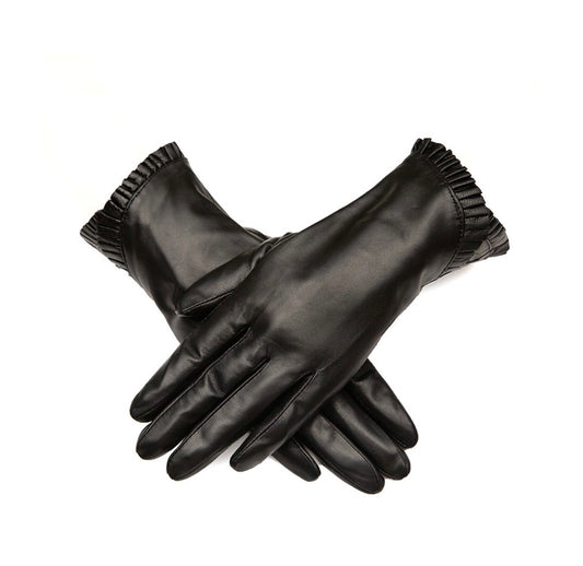 Josie Leather Gloves | Black