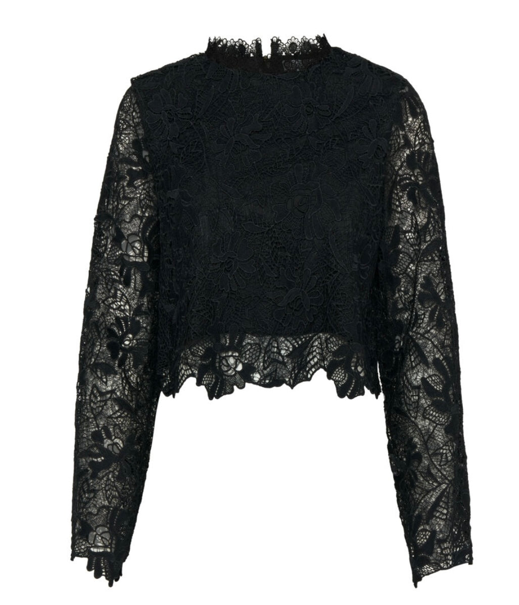 Harvey Shirt | Black Lace