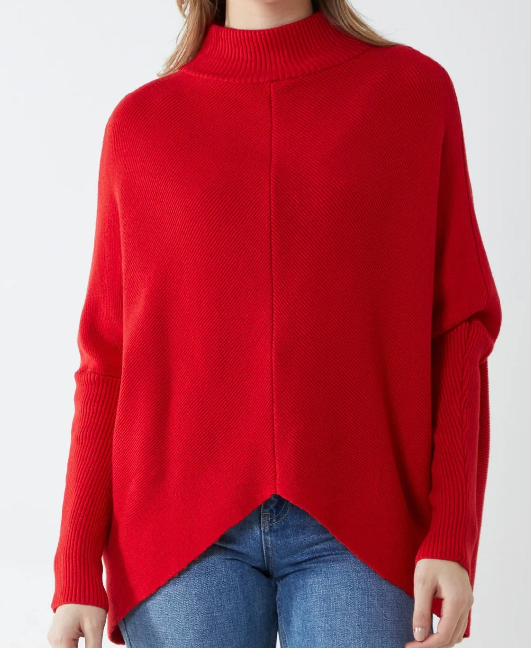 Tessa Turtleneck | Red