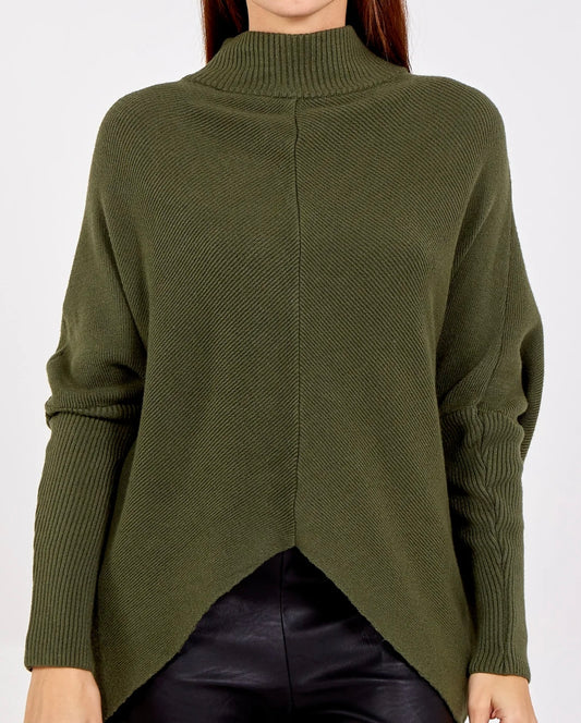 Tessa Turtleneck | Khaki