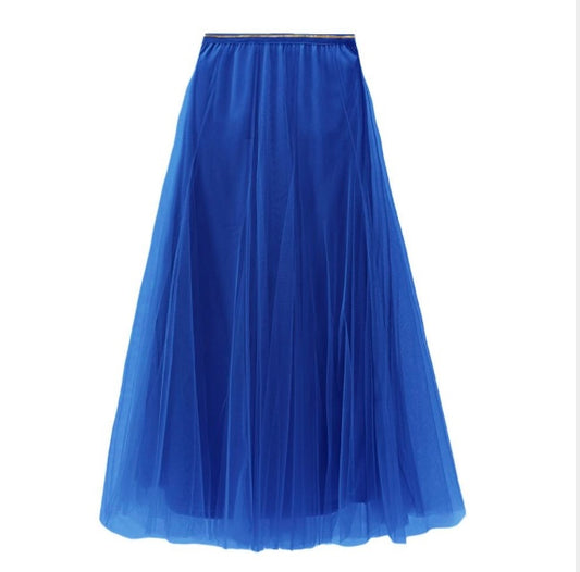 Bradshaw Tulle Skirt | Cobalt Blue