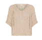 Clemmy Crochet Top | Beige