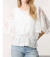 Liv Lace Top | White