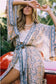 Cotton Kimono | Blue Floral