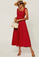 Riviera Frill Dress | Red