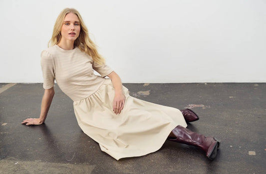 Rhona Dress | Beige