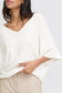 Nina VNeck Top | Marshmallow