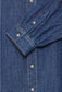 Lola Puff Shoulder Shirt | Denim