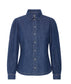 Lola Puff Shoulder Shirt | Denim